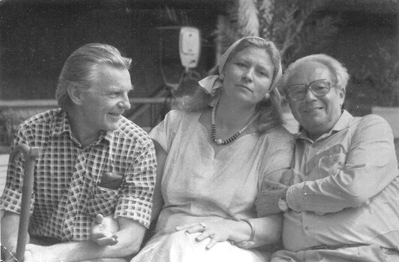 На съёмках "Маленькой Веры". 1989 г.