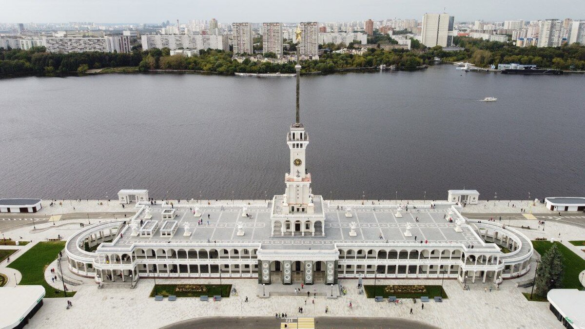Аэросъемка Речного вокзала