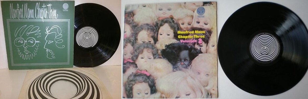 Виниловые издания "Manfred Mann Chapter Three" и "Manfred Mann Chapter III ~ Volume 2"