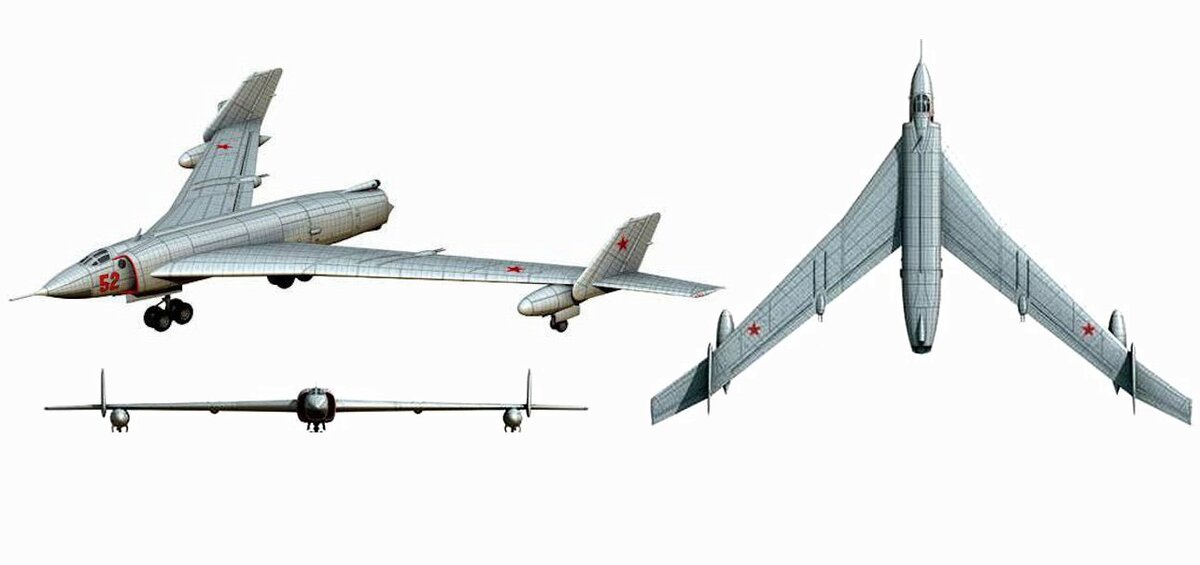 Схема бомбардировщика «Ил-52»