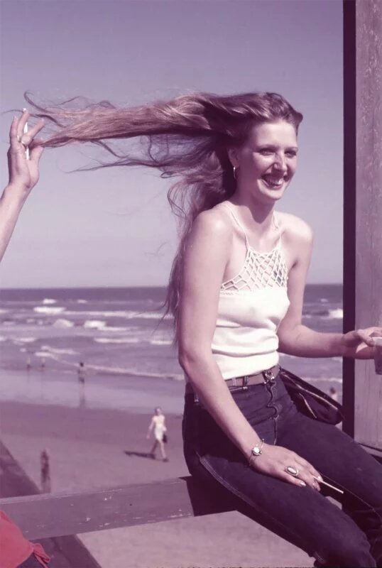 Юные американки на пляжах Техаса в 80-е