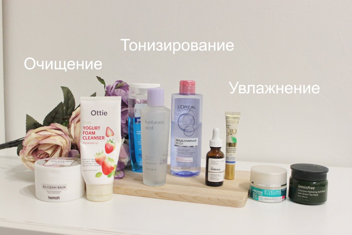 Моя схема по уходу за лицом - все средства, включая дополнительные