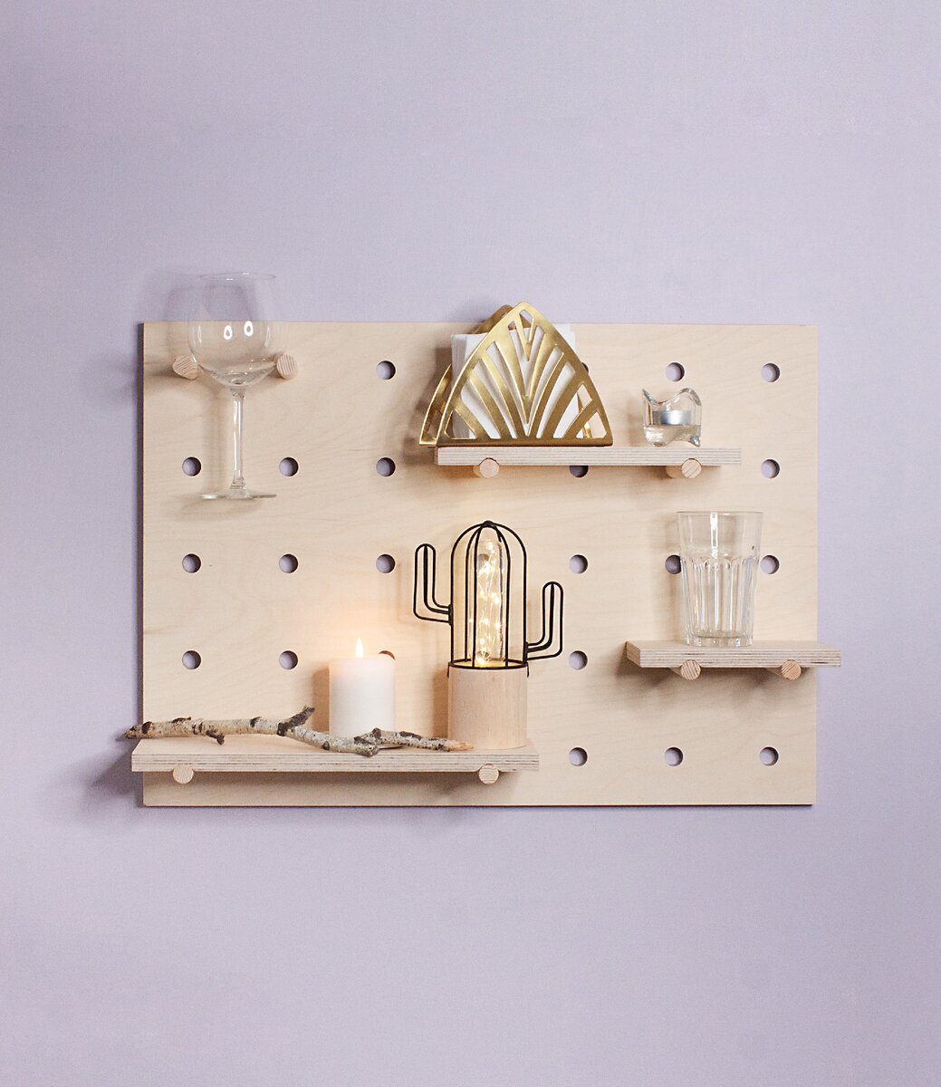 Пегборд (полка) Polka-palka, 50х70см (горизонтально)