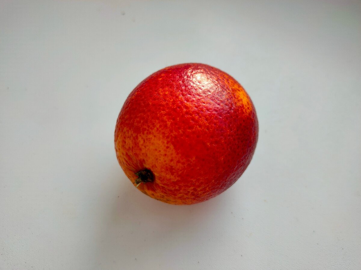 Красный апельсин. Личная фотография