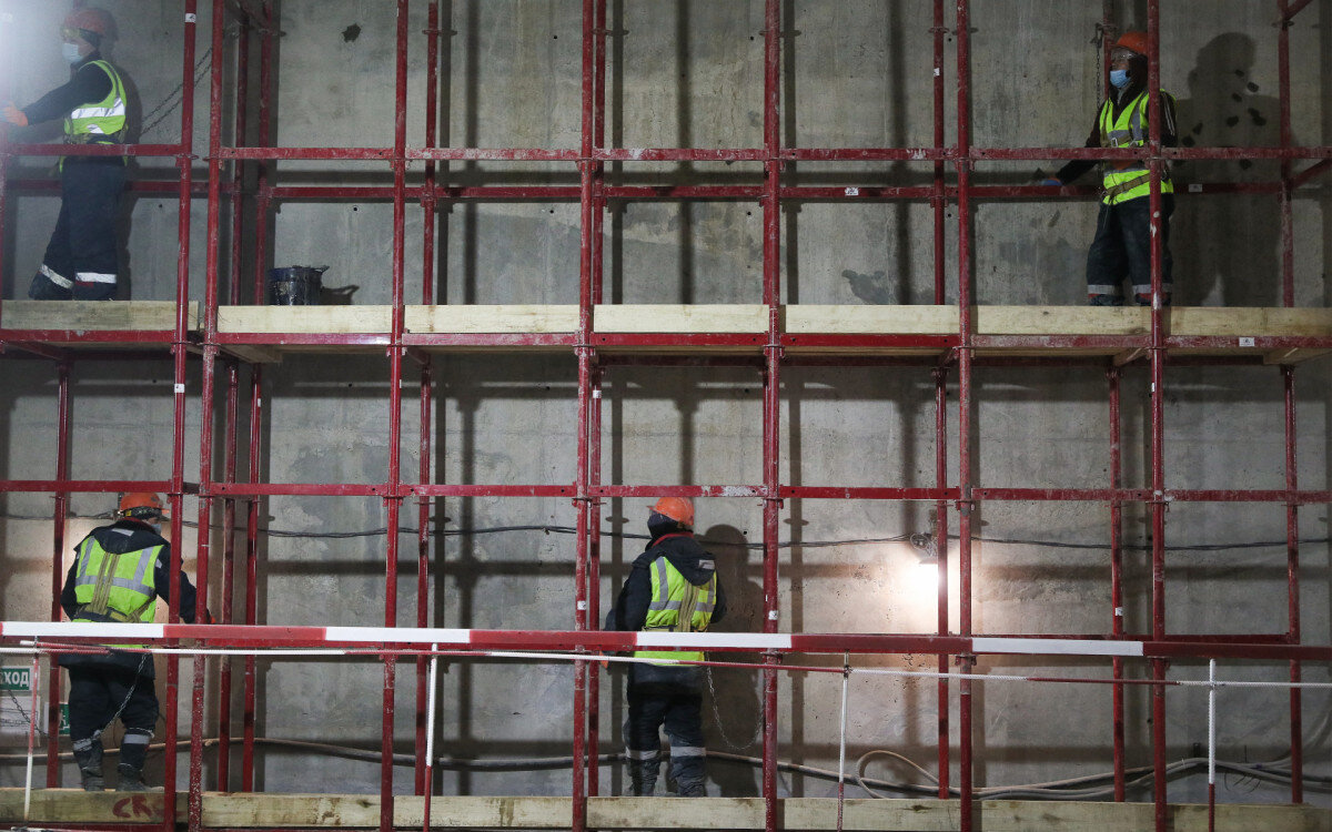 Строительство метро в Москве (Фото: Александр Щербак/ТАСС)