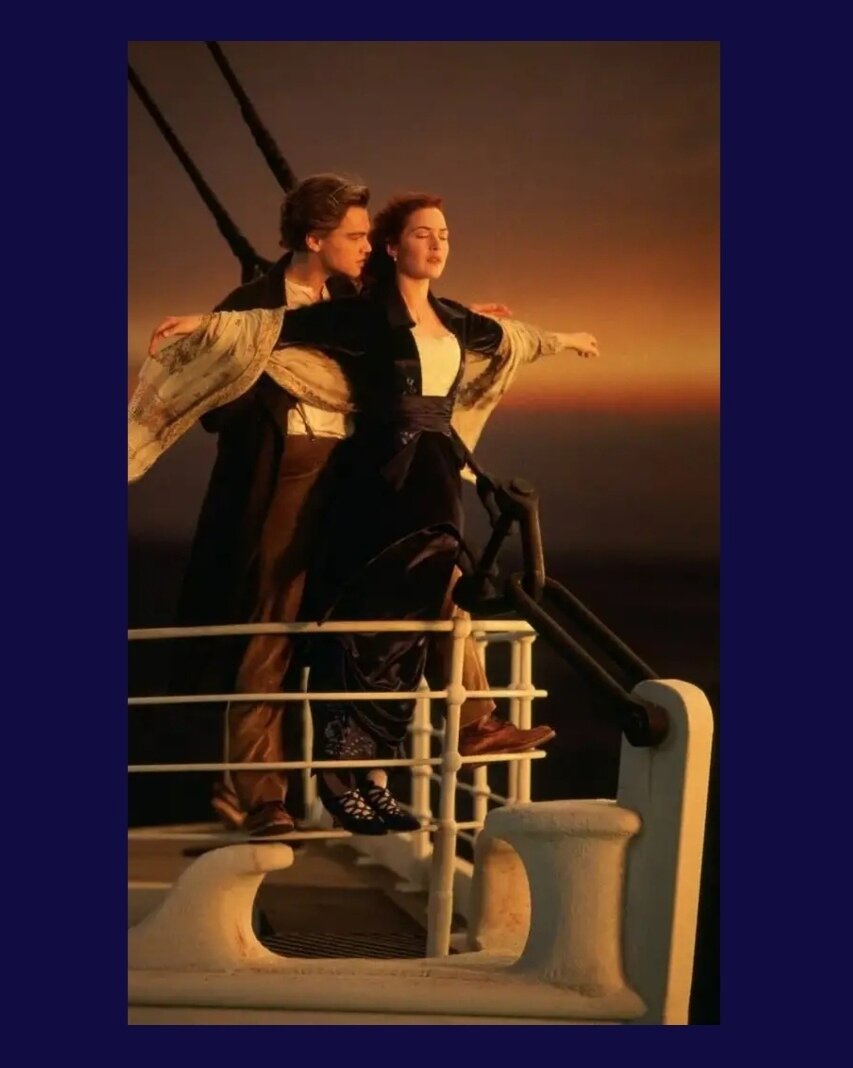 Кадр из фильма "Титаник", 1997 год