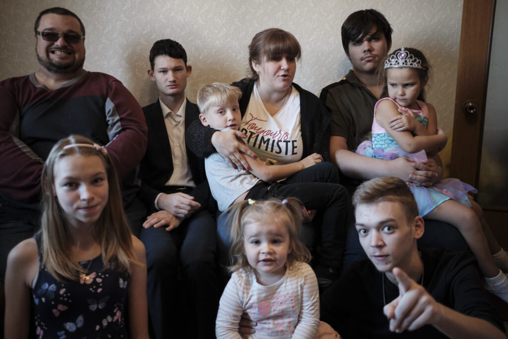 Семья Канышевых. Фото — Антон Карлинер.