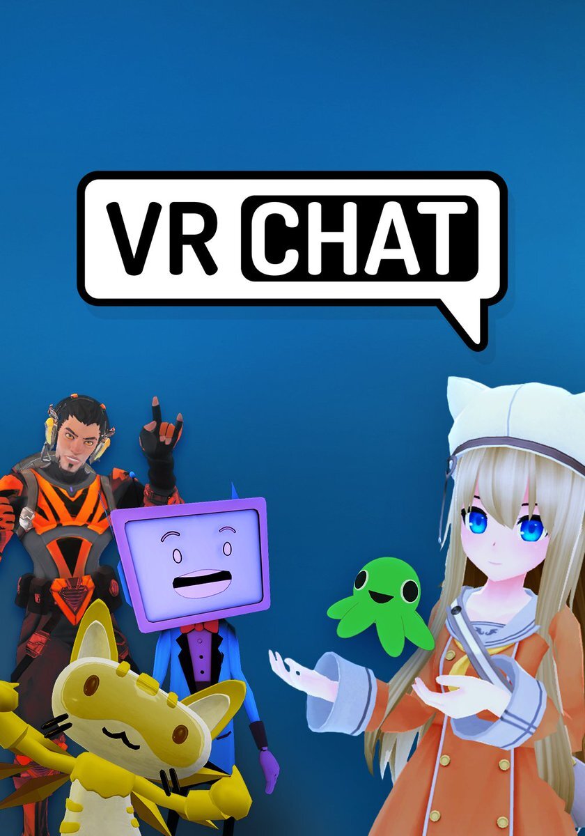 Vrchat. ВР чат. VRCHAT игра. VR chat скины. VR chat обложка.