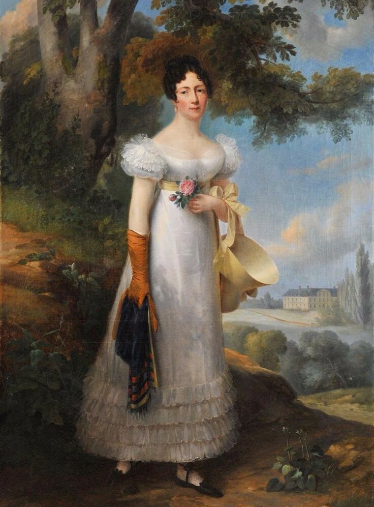 Франсуа-Жозеф Кинсон. Marquise de Lubersac, около 1823 года.