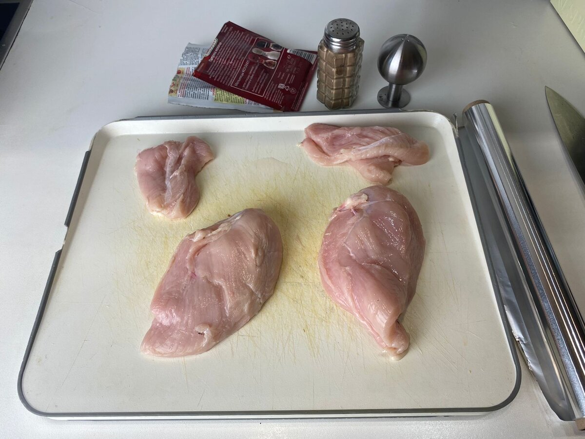 Из вареной грудки что