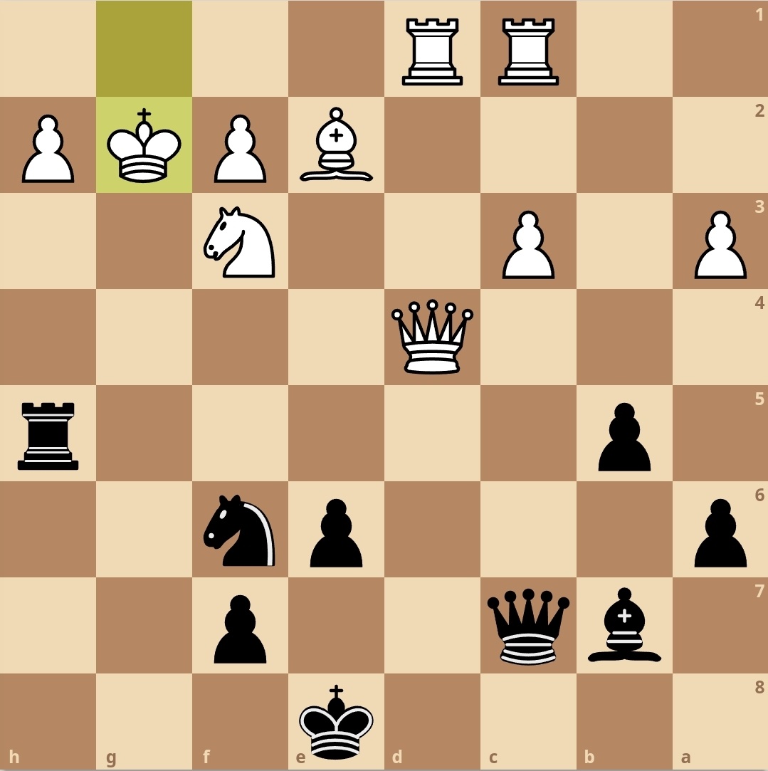 Ход чёрных. Мат в 4 хода