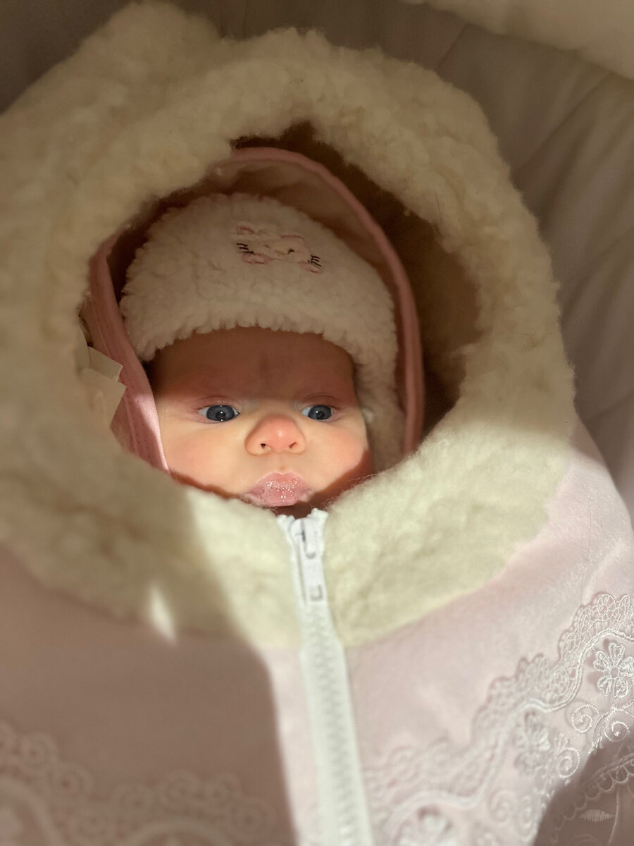 «Запакованный» малыш , но уже подросший 