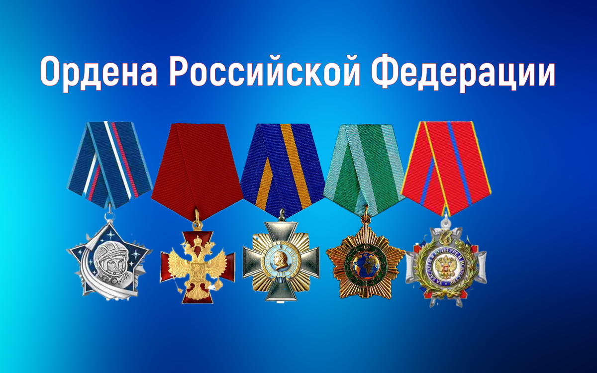 Ордена Российской Федерации. Тест 1