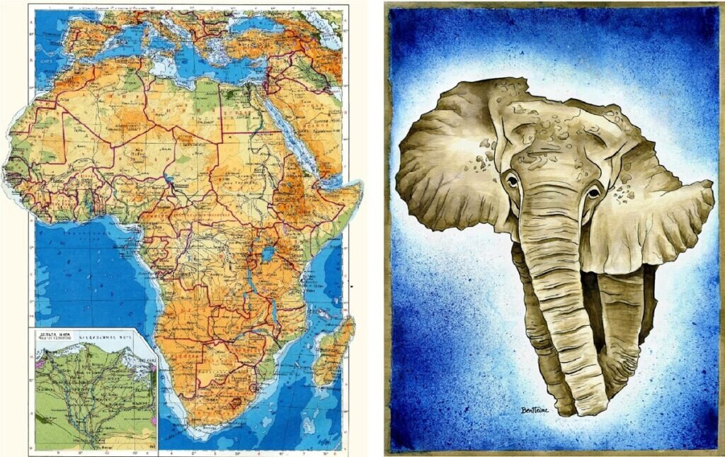 Смешная карта африки. Африка континент границы. Карта африки без фона. Африка второй по величине материк. Африка материк.