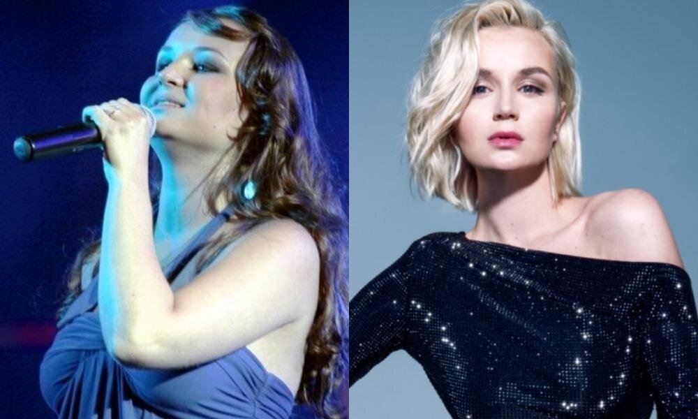 Полина Гагарина, до и после