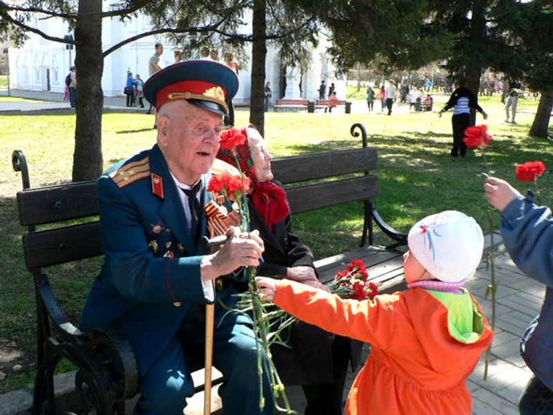 Дети и ветераны войны фото