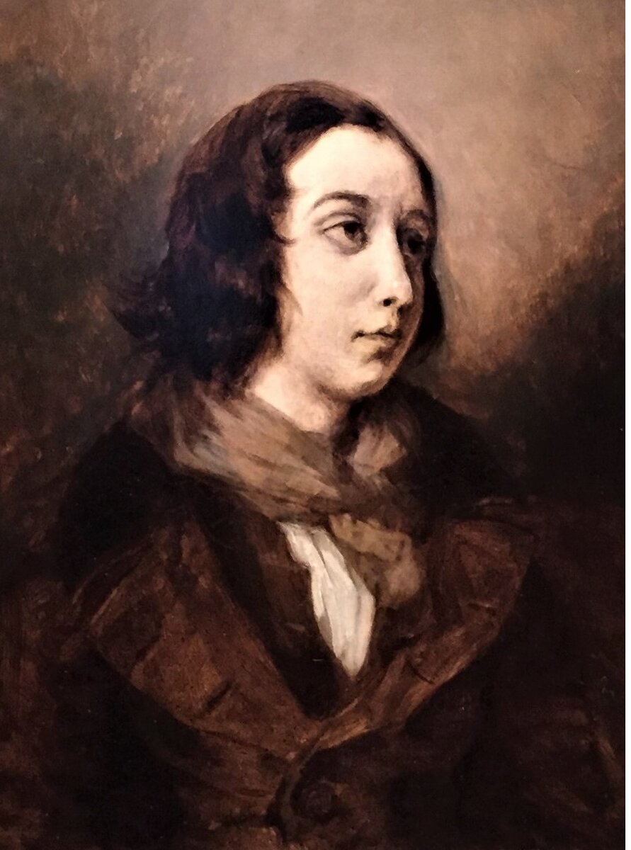 Эжен Делакруа "Жорж Санд"