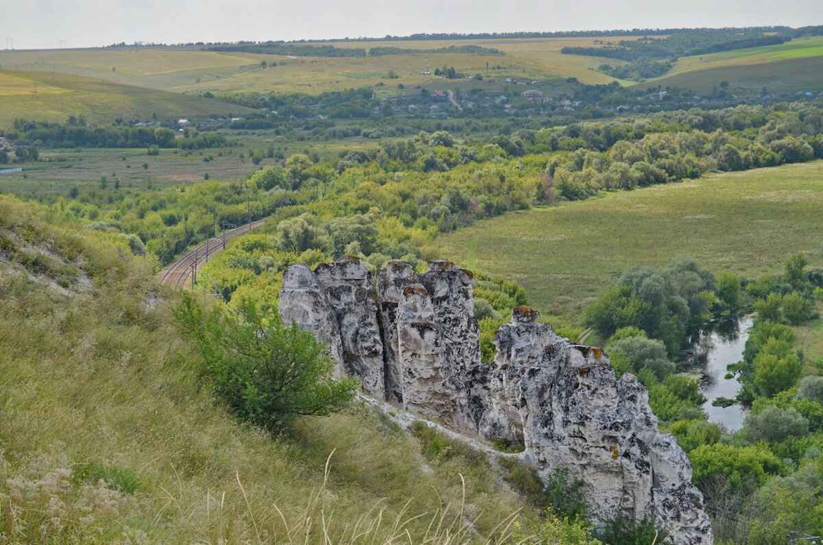 Меловые останцы Воронежской области