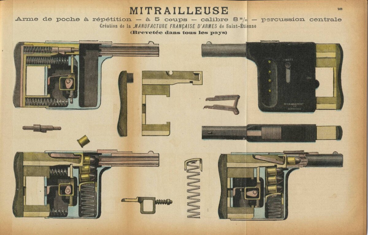 Французский пистолет Голуа.