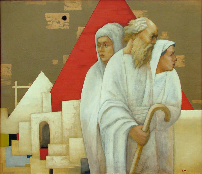  Григорий Михеев. Исход. х. акр. м., 82х95, 2000