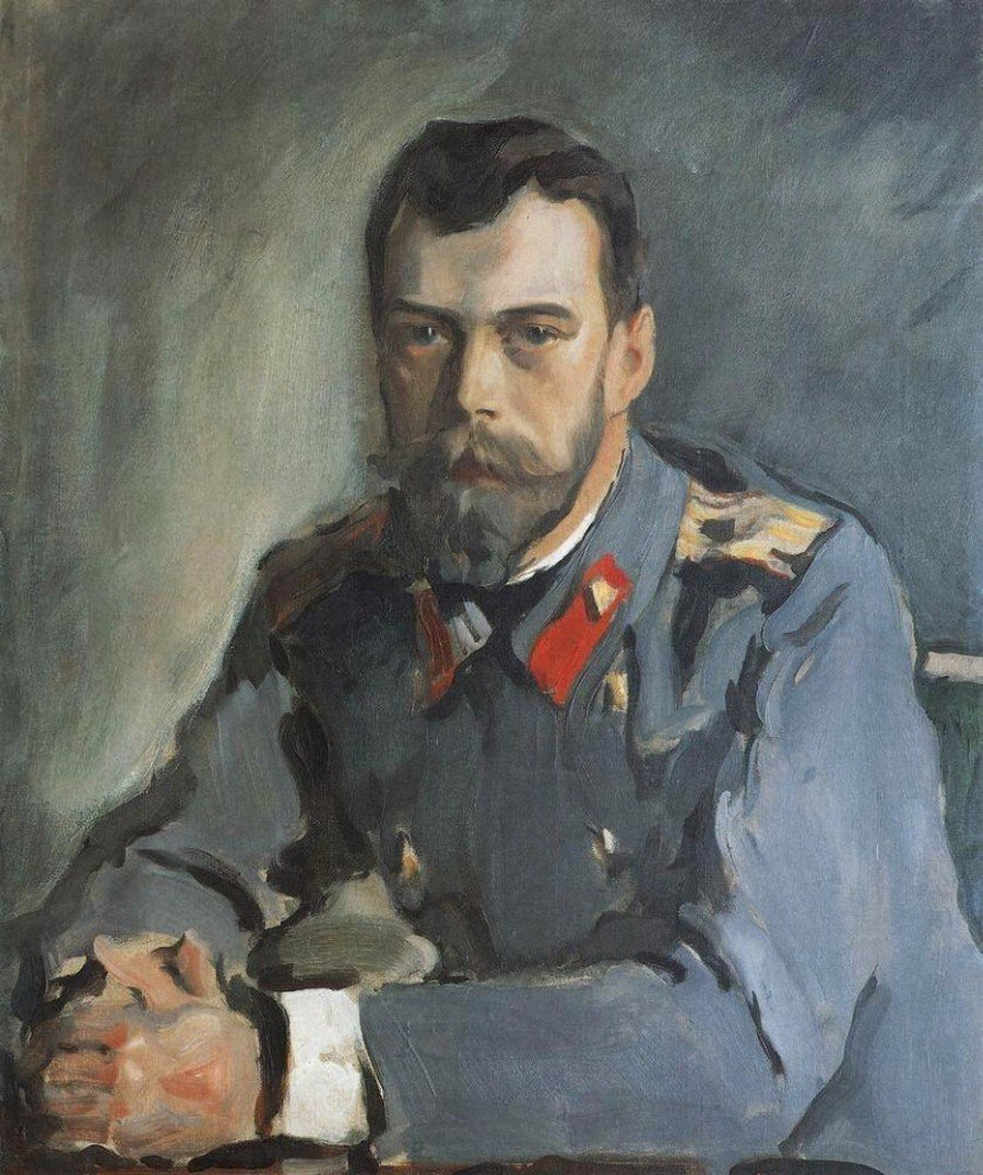 Валентин Серов, «Портрет Николая II в тужурке», 1900