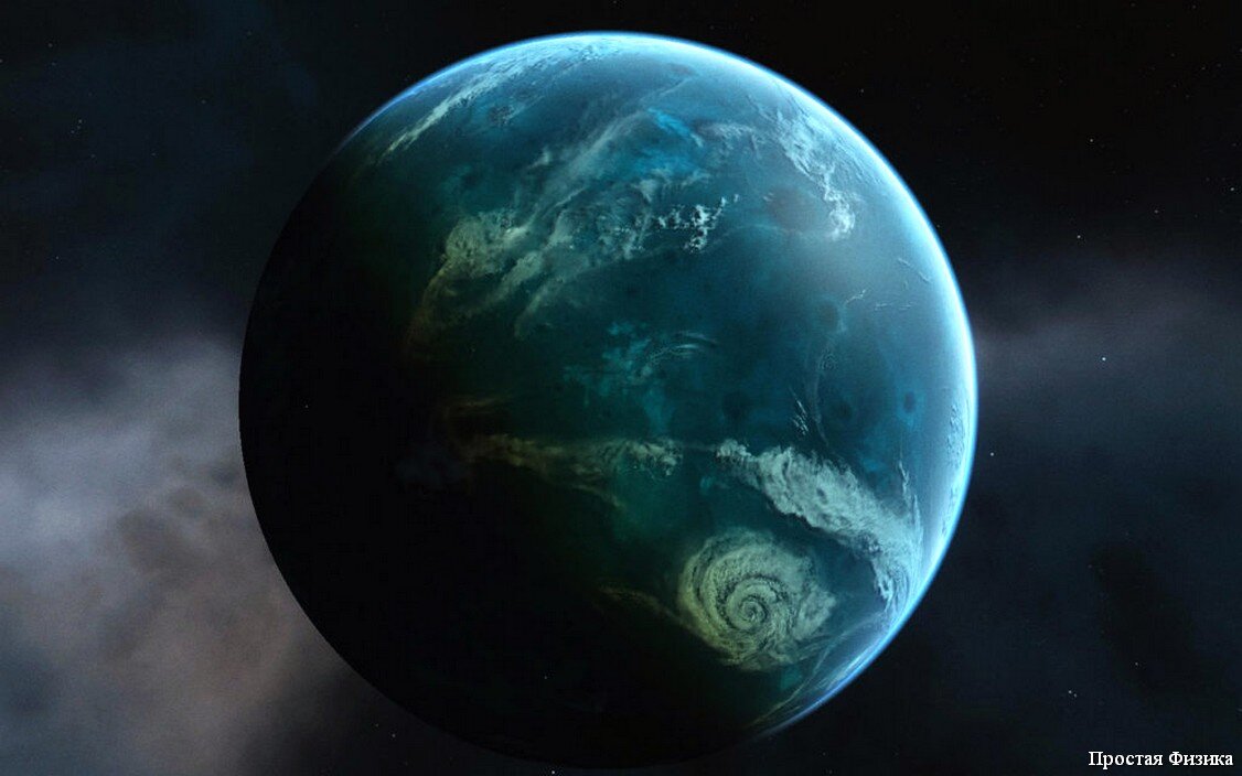Экзопланета в представлении художника. источник: https://in-space.ru
