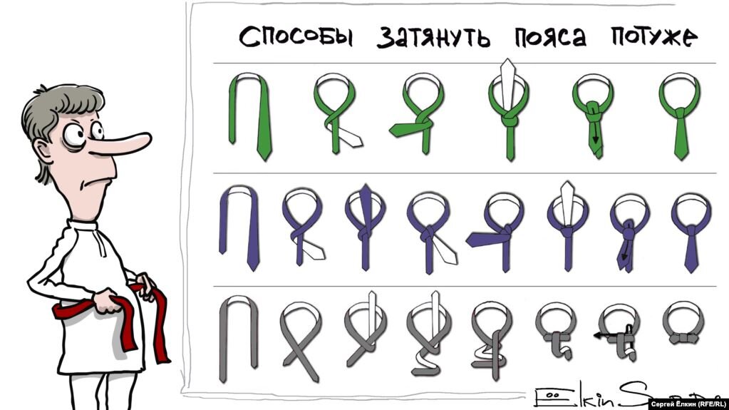 Карикатура Сергея Ёлкина для сайта Радио Свобода