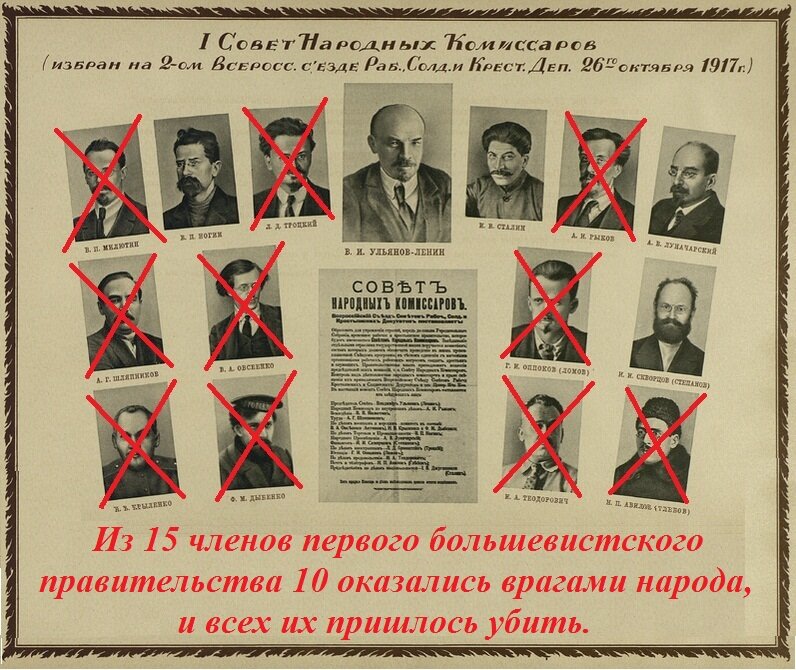 Первое в мире рабоче-крестьянское правительство.