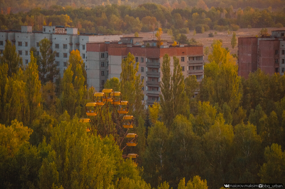 Речка Припять закат