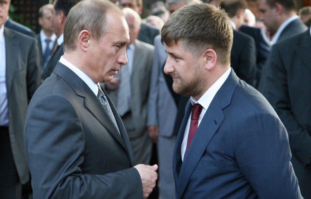 Владимир Путин и Рамзан Кадыров