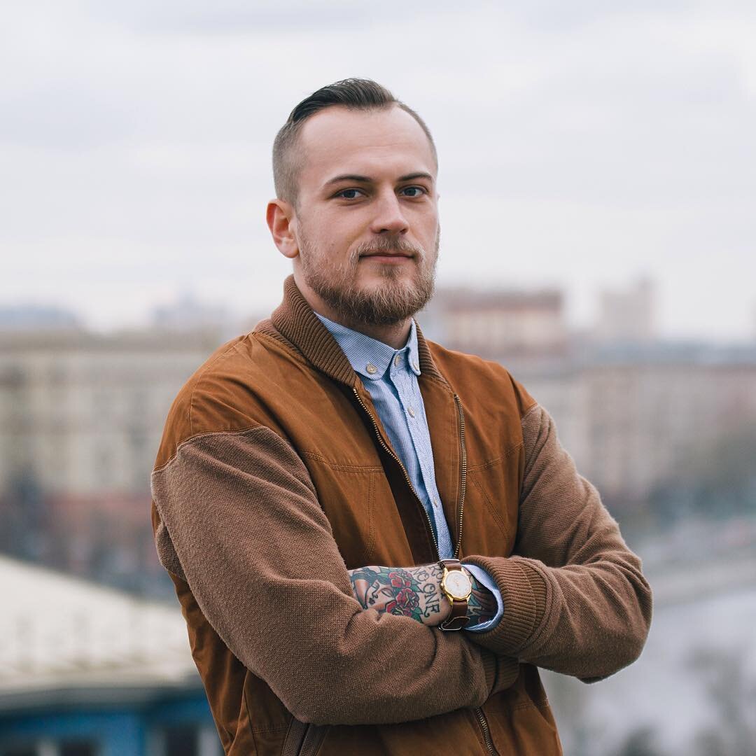 До старта. Такой зеленый и сладенький. 