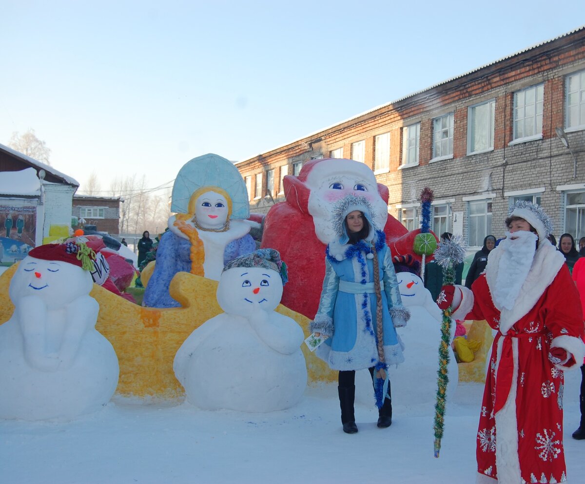 Презентация снежных фигур в ИК-9
