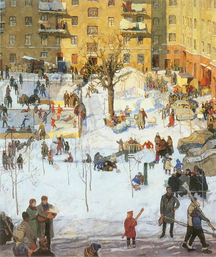 Попов Игорь Александрович Наш двор 1964 г