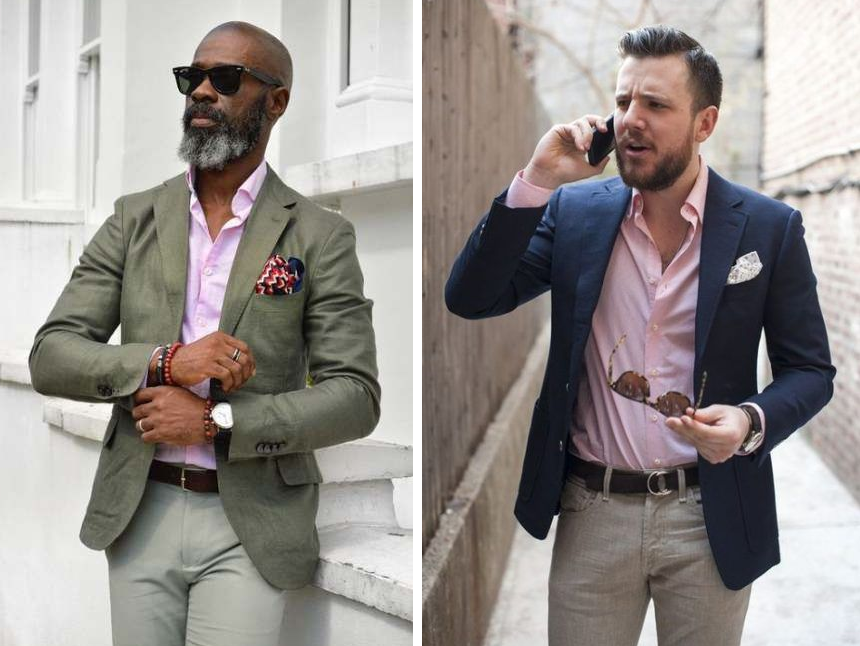  Еще до недавнего времени розовый цвет в мужской моде был довольно спорный. Сегодня все больше и больше мужчин выбирают одежду в этом цвете, особенно рубашки. С чем их носить?