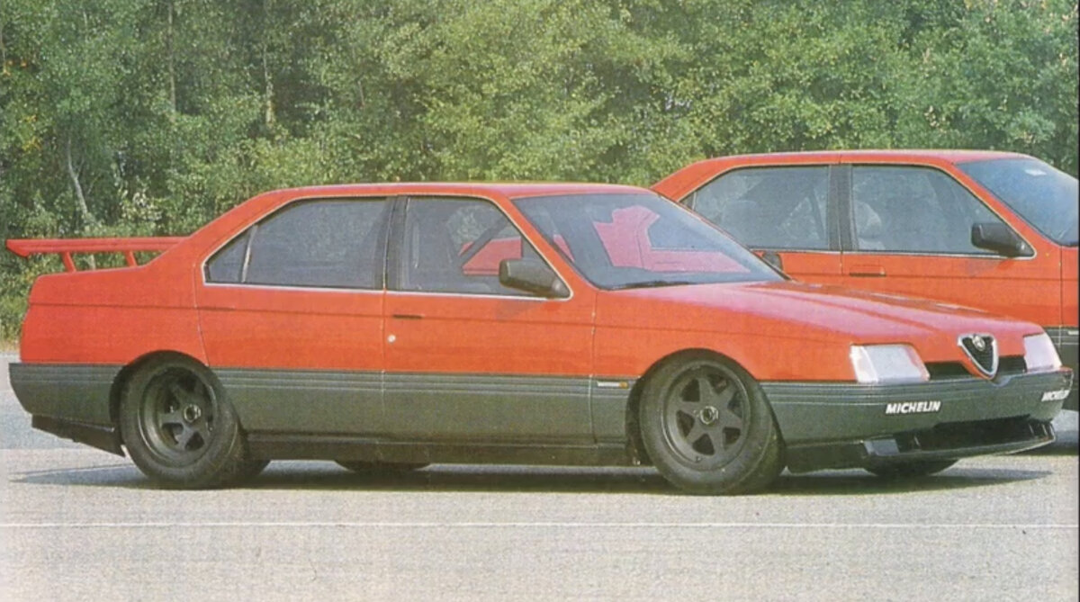 Alfa Romeo, ее кузов состоял из трёх частей 