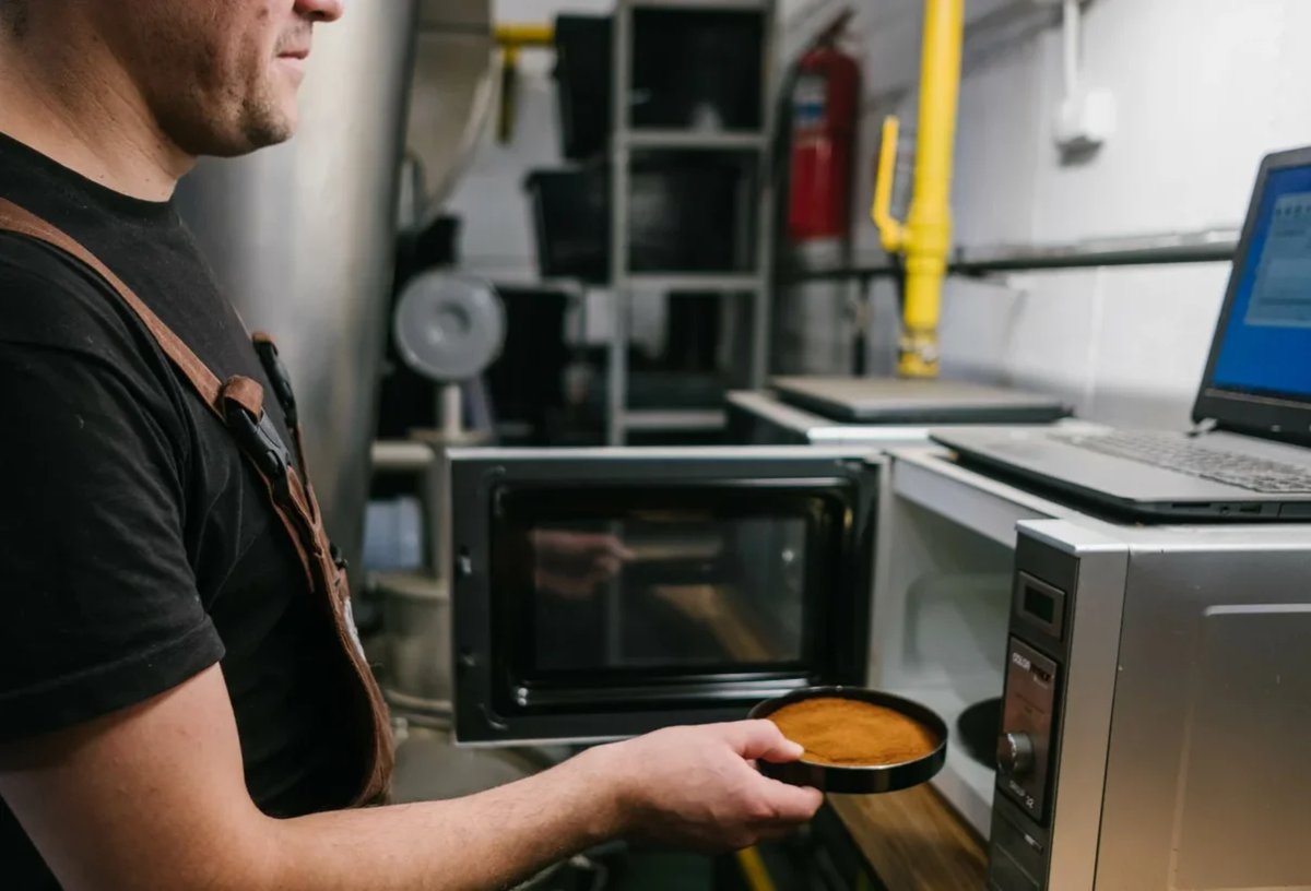 
Так выглядит лазерный колориметр