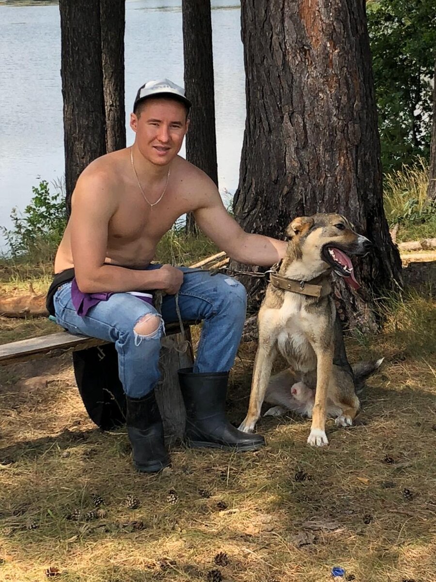 летняя прогулка с Чаки