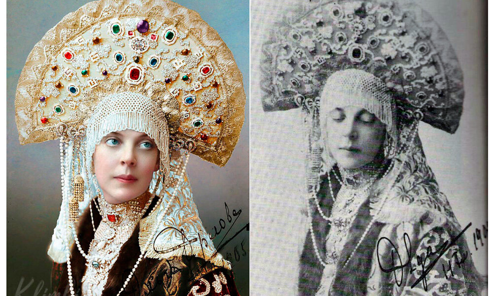 Ольга Орлова в костюме для бала в честь 290-летия дома Романовых