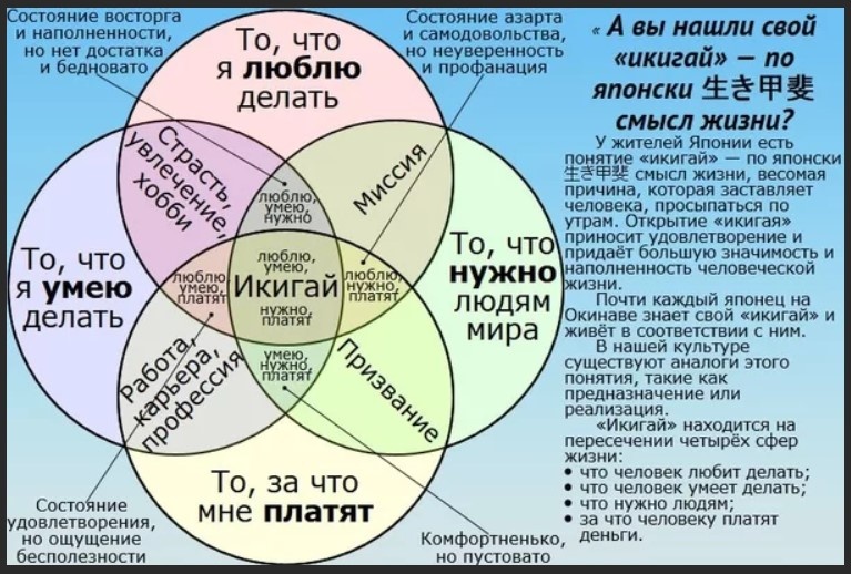 Подумайте о смысле жизни по-японски.