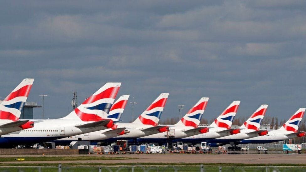 Самолёты авиакомпании British Airways.