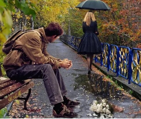 Может он в парке охотится за девушками. 