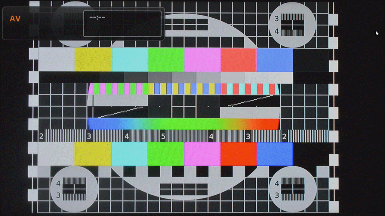Конец вещания. Универсальная электронная испытательная таблица (УЭИТ). Настроечная таблица для телевизора СССР.