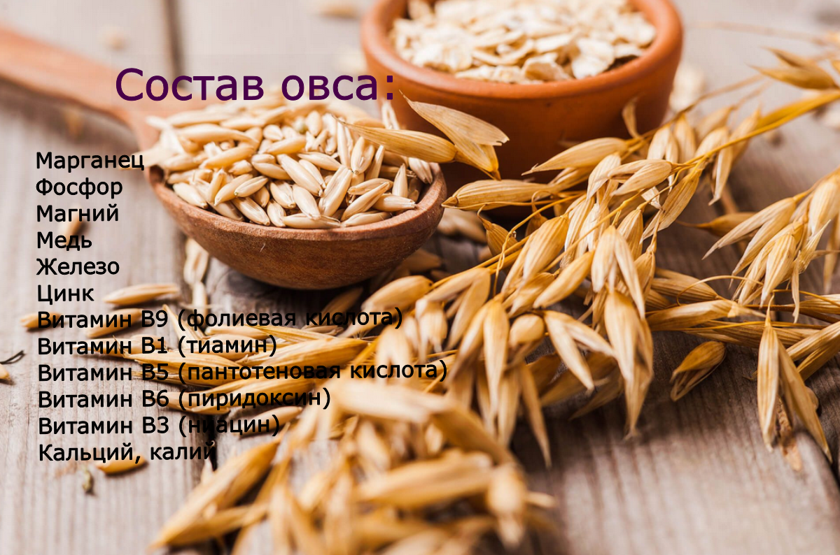 Состав овса