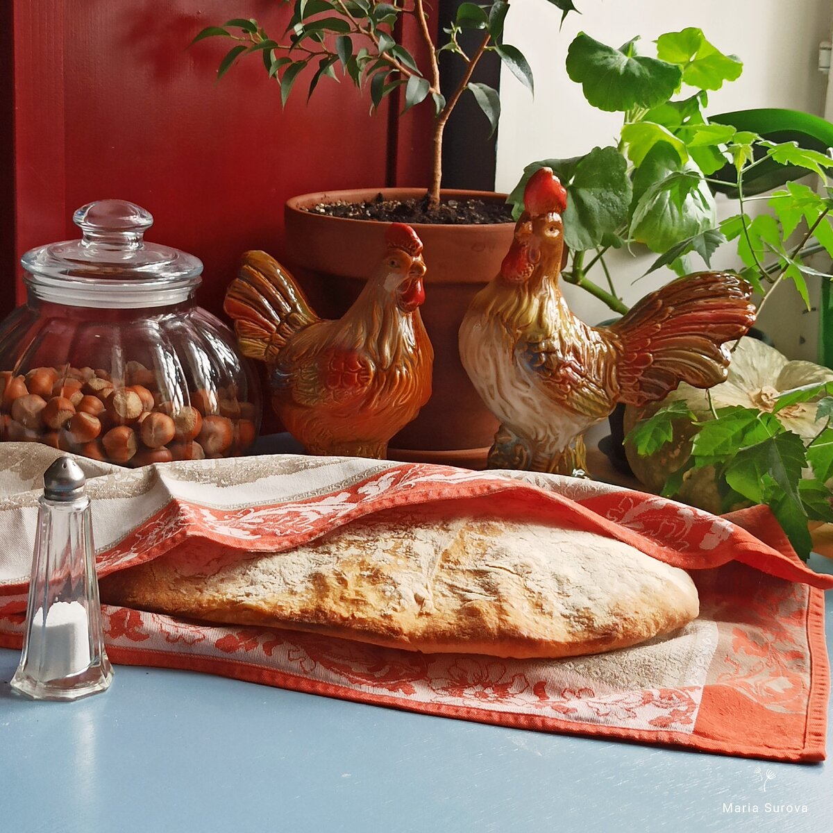 Чиабатта – домашний хлеб.