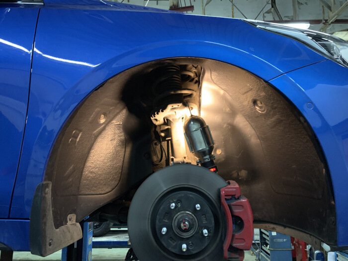 
Шум на самом деле не от колеса. /Фото: drive2.ru.