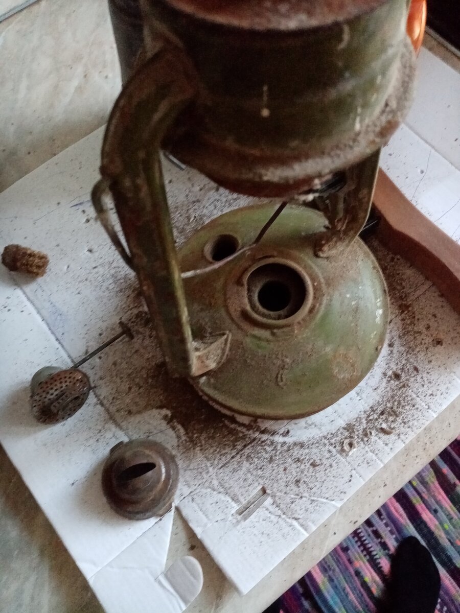 Разобранная лампа