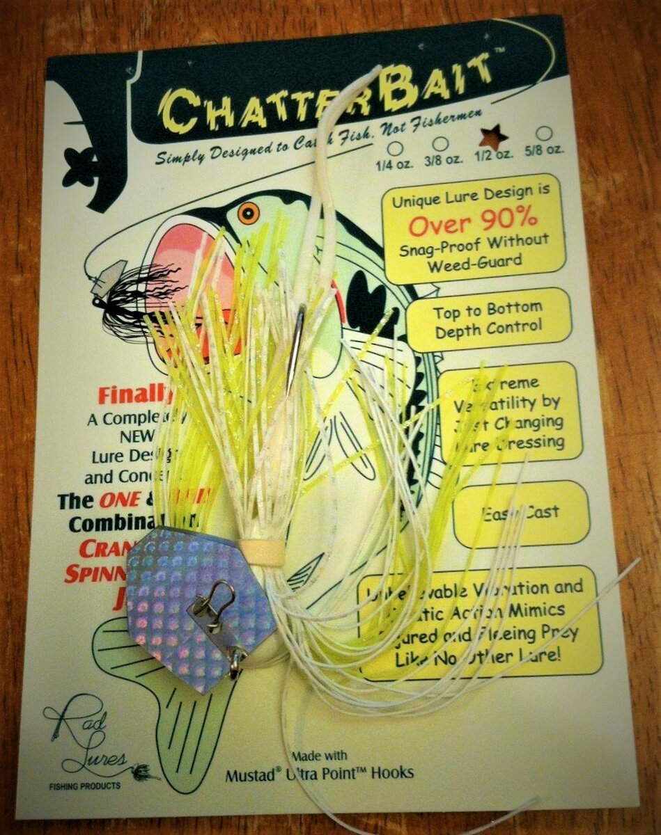 Один из первых Чаттербейтов в США