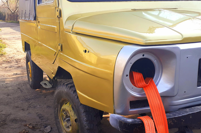 (вот так выглядит покраска кузова, этап сборки)