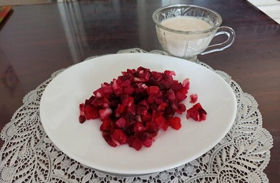 Винегрет и банановое молоко