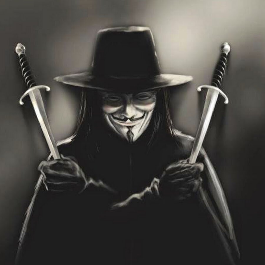 Эскиз фильма <<V>> значит Вендетта